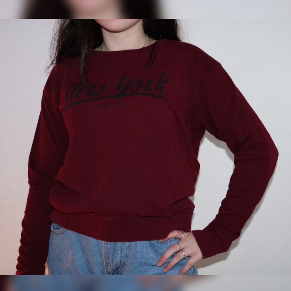 Red New York Crewneck
